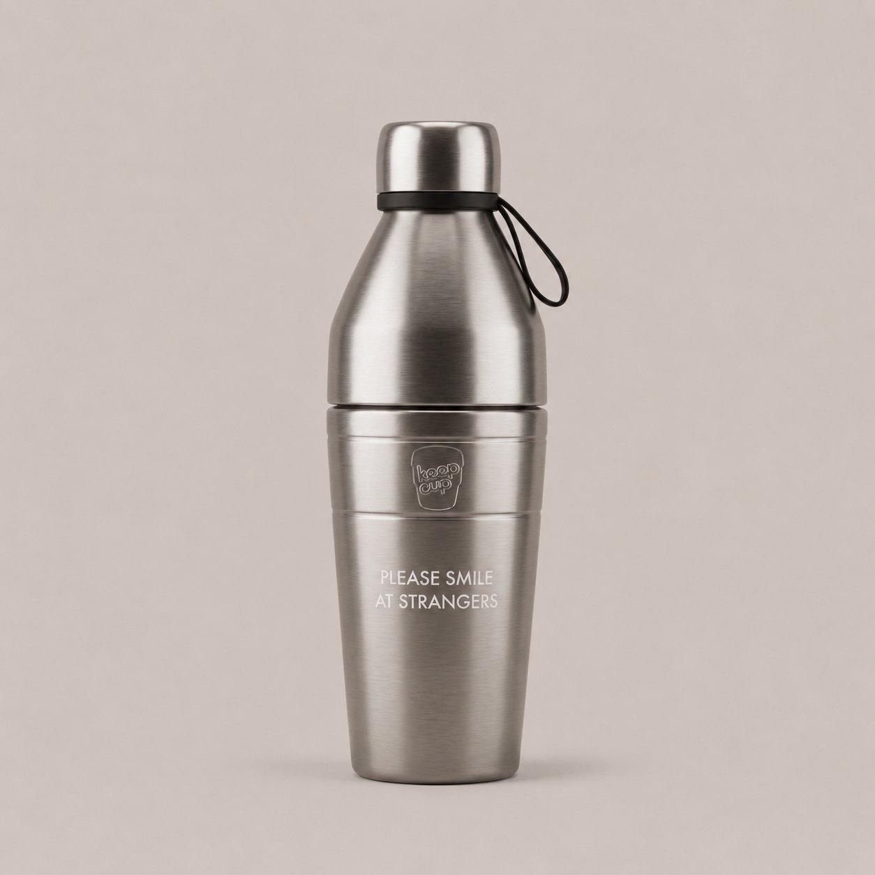 Helix Chrome Bottle