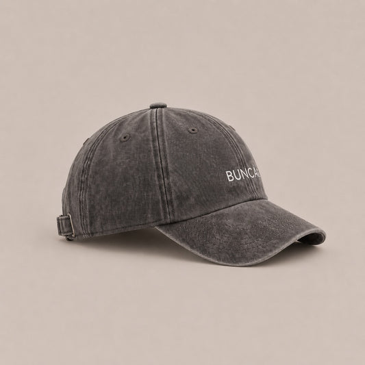 BUNCA. Washed Grey Cap