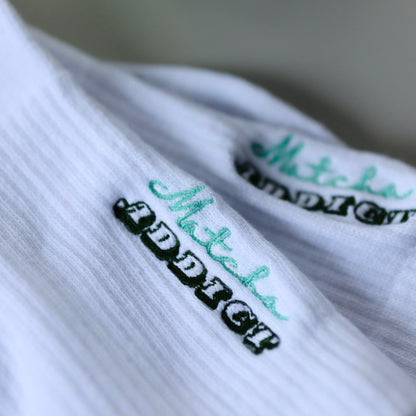 Matcha Addict Socks