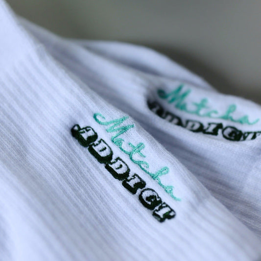 Matcha Addict Socks