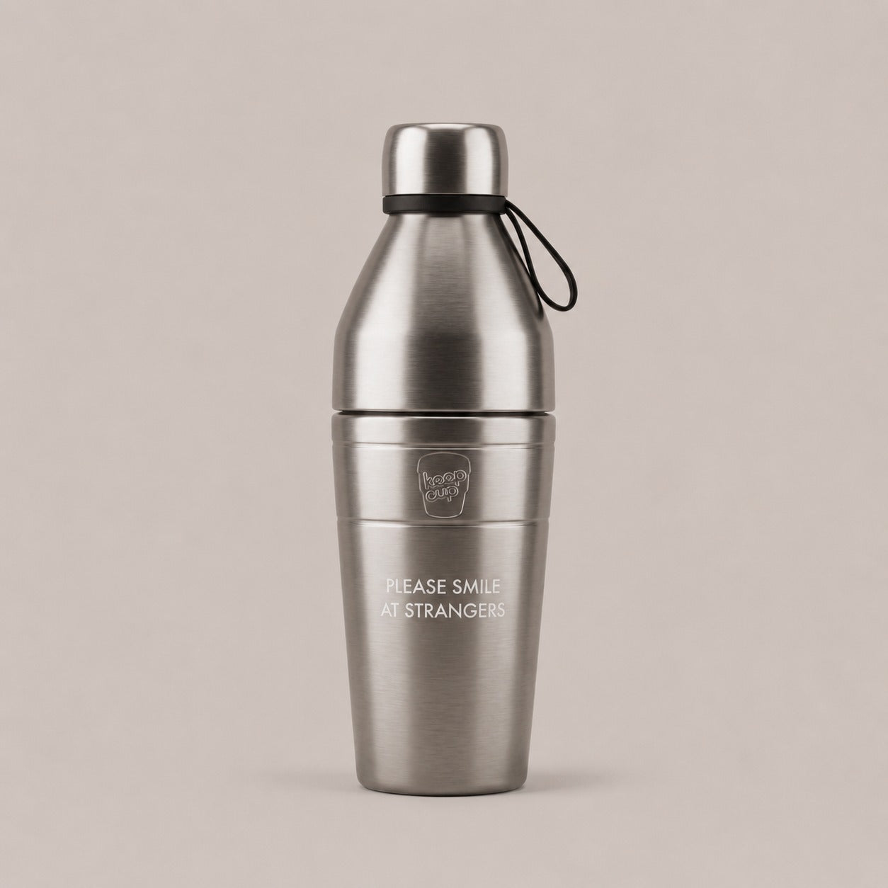 Helix Chrome Bottle