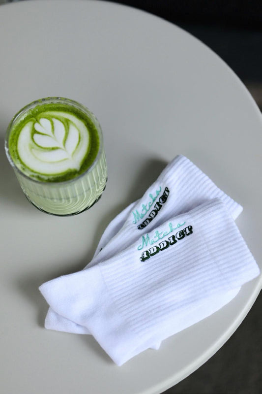 Matcha Addict Socks