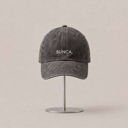 BUNCA. Washed Grey Cap