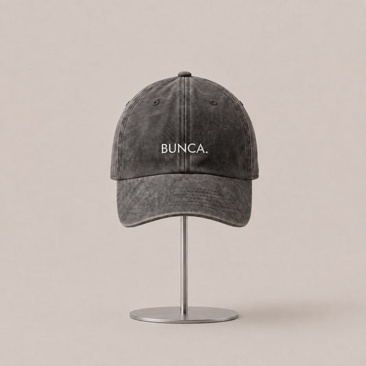 BUNCA. Washed Grey Cap
