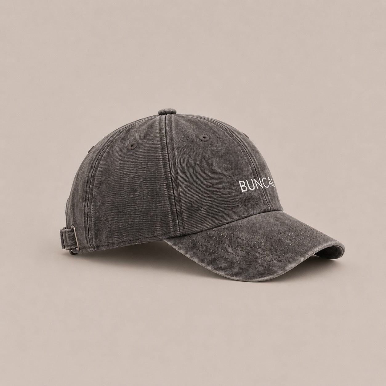 BUNCA. Washed Grey Cap