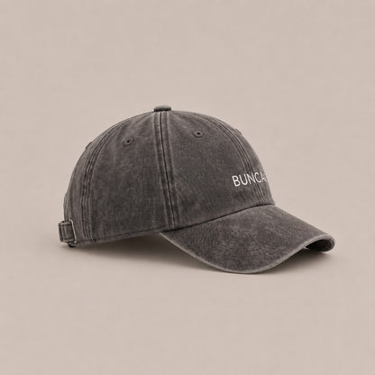 BUNCA. Washed Grey Cap